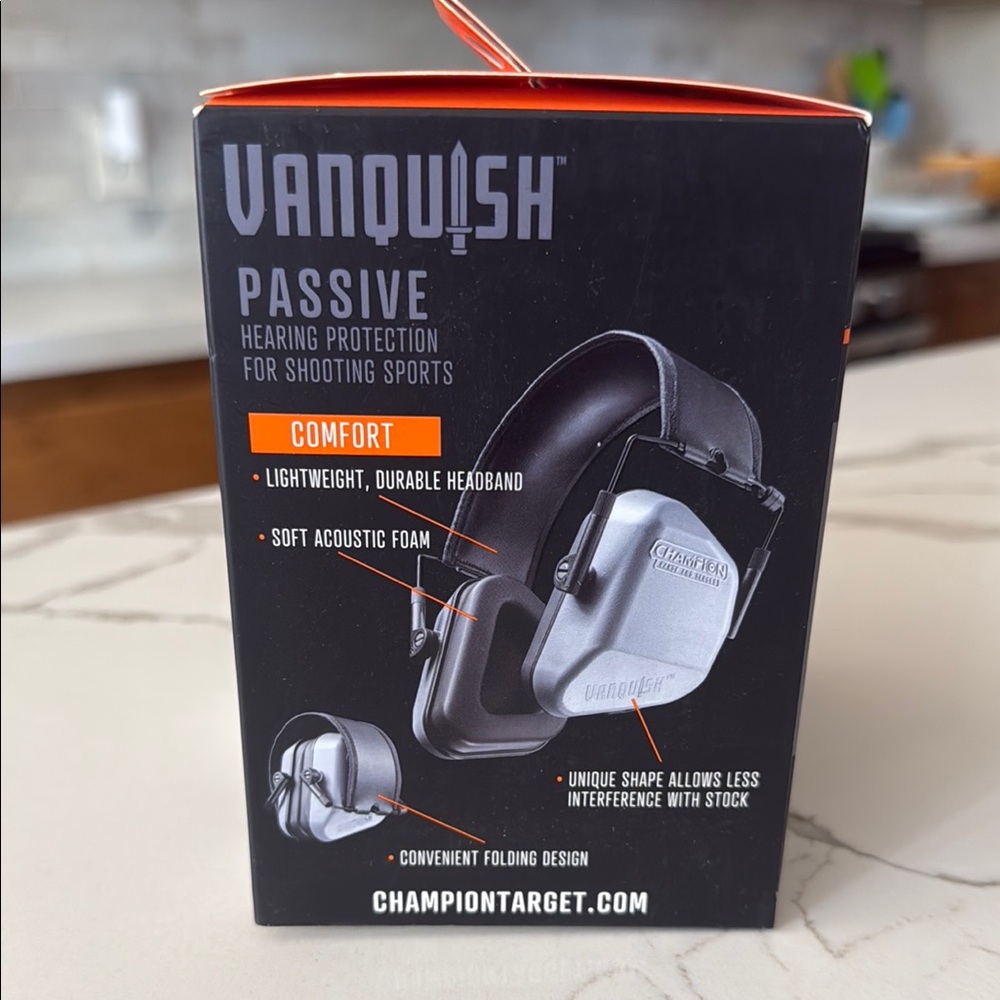 New In Box Champion Black Passive Hearing Protection - Picture 4 of 4